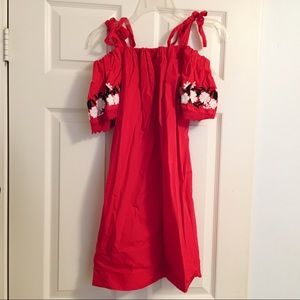 Topshop Off the Shoulder Dress